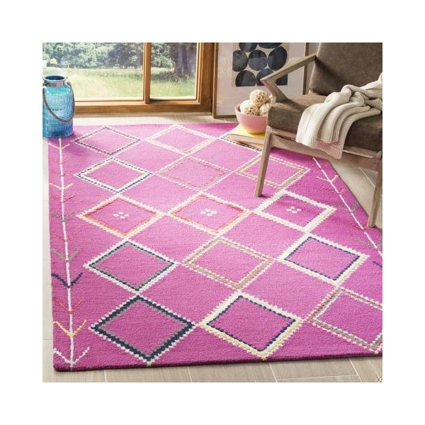 Safavieh Bellagio Hand Tufted Accent RugFuchsia & Multi Color 2 ft.-6 in. x 4 ft. - BLG563R-24