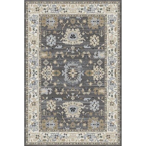 Dynamic Rugs DynamicRugs YA9128531910 8531 Yazd Collection 7.10 x 10.10 in. Traditional Rectangle Rug; Grey & Ivory - YA9128531910