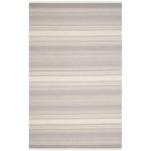 Safavieh 8 x 10 ft. Large Rectangle Kilim Hand Woven RugGrey - KLM106A-8