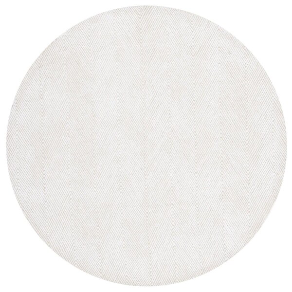 Safavieh 6 x 6 ft. Soho Hand Tufted Round Area Rug, Ivory & Beige - SOH175A-6R