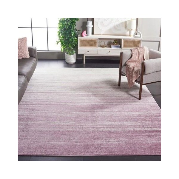Safavieh 6 x 9 ft. Adirondack Power Loomed Medium Rectangle Area RugCream & Purple - ADR113L-6