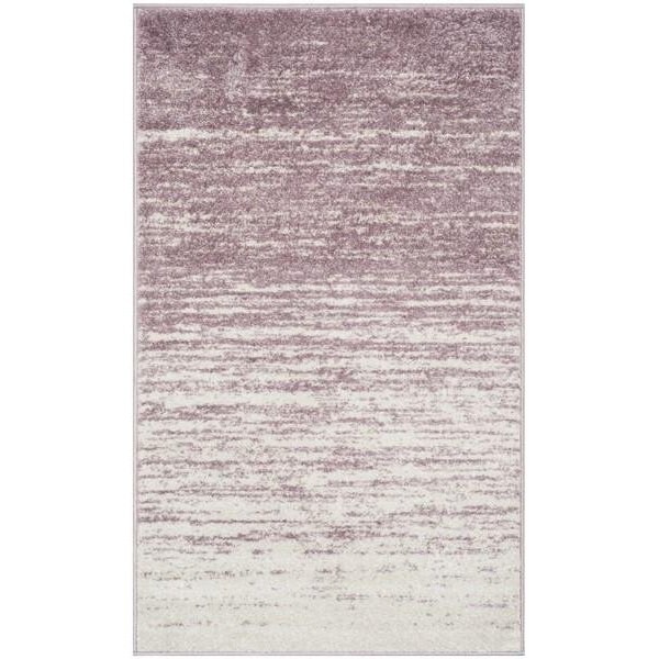 Safavieh 6 x 9 ft. Adirondack Power Loomed Medium Rectangle Area RugCream & Purple - ADR113L-6