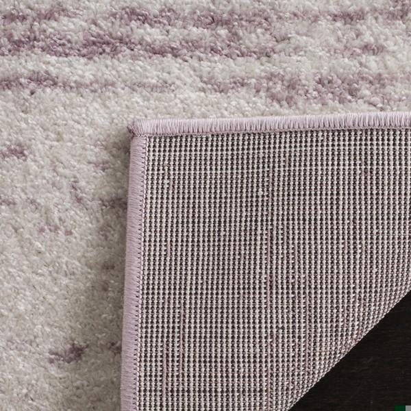 Safavieh 6 x 9 ft. Adirondack Power Loomed Medium Rectangle Area RugCream & Purple - ADR113L-6