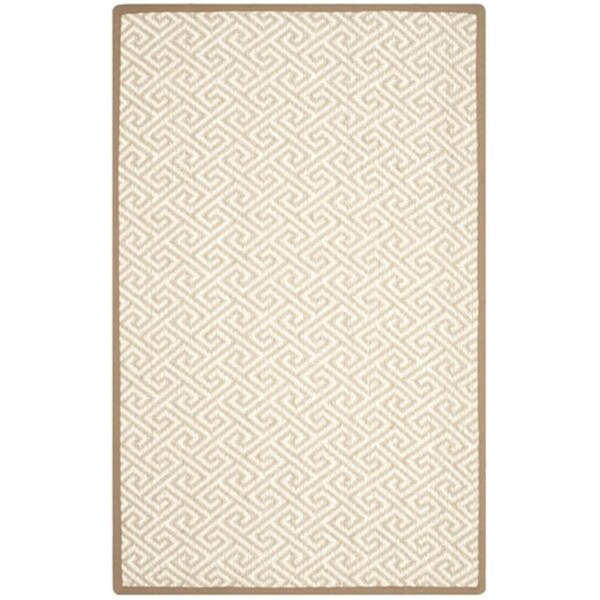Safavieh Natural Fiber Hand Woven Rectangle Rug- Natural- 6 x 9 ft. - NF462A-6