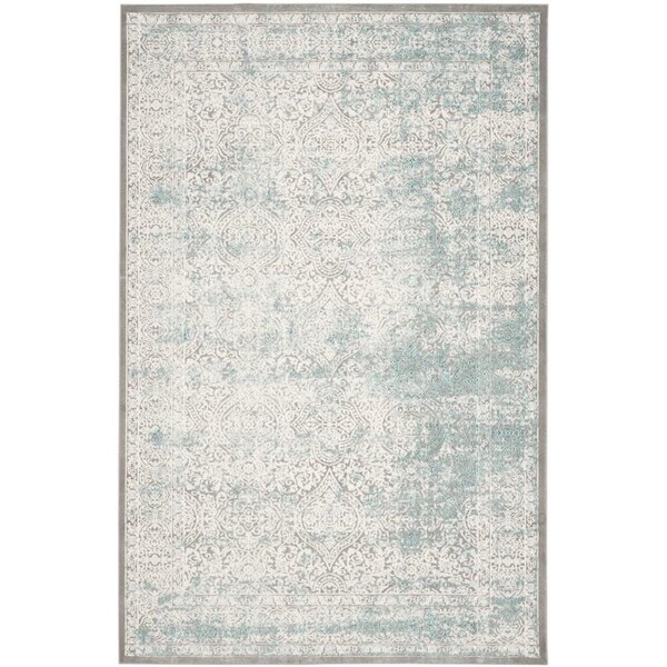 Flowers First 2 ft.-2 in. x 16 ft. Passion Bohemian & Global Runner Rug Turquoise & Ivory - FL1881670