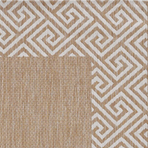 Homeroots 39 x 59 in. Natural Polypropylene Rug - 375243