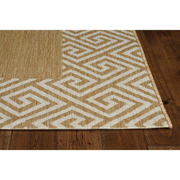 Homeroots 39 x 59 in. Natural Polypropylene Rug - 375243