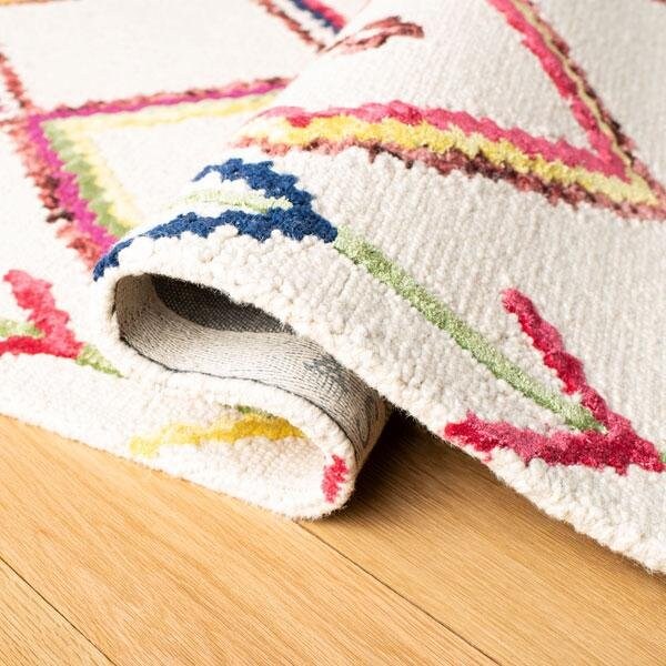 Safavieh Bellagio Hand Tufted Rectangle RugIvory & Multi Color 8 x 10 ft. - BLG563A-8