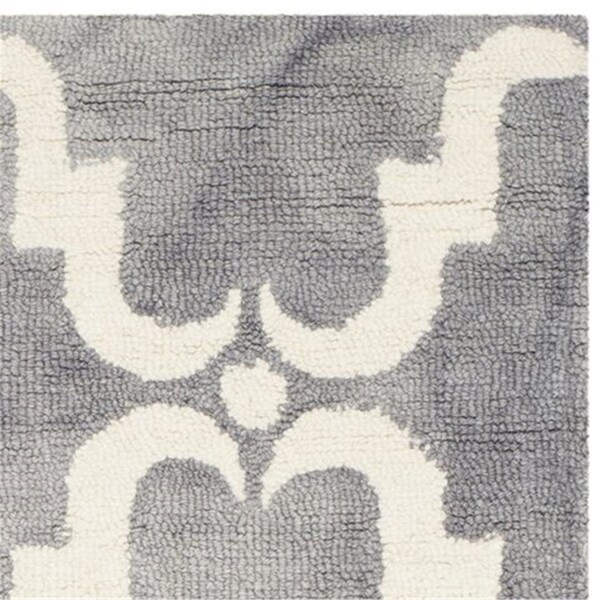 Safavieh Dip Dye Hand Tufted Rectangle Rug- Grey - Ivory- 3 x 5 ft. - DDY536C-3
