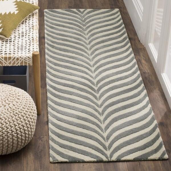 Safavieh 5 x 5 ft. Bella Hand Tufted Square Area RugIvory & Grey - BEL135B-5SQ