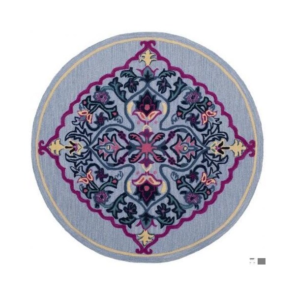 Safavieh Bellagio Hand Tufted Small Rectangle Area RugBlue & Multicolor 3 x 5 ft. - BLG605G-3