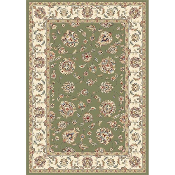 Dynamic Rugs Ancient Garden 2 ft. x 3 ft. 11 in. 57365-4464 Rug - Green/Ivory - AN24573654464