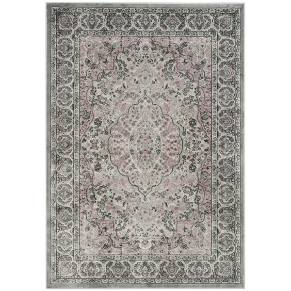 Safavieh 8 x 11 ft.-2 in. Rectangle Paradise Power Loomed RugLight Grey & Spruce - PAR169-2710-8