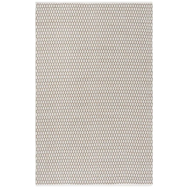 Safavieh 8 x 10 ft. Large Rectangle Montauk Hand Woven Rug, Beige and Ivory - MTK608R-8