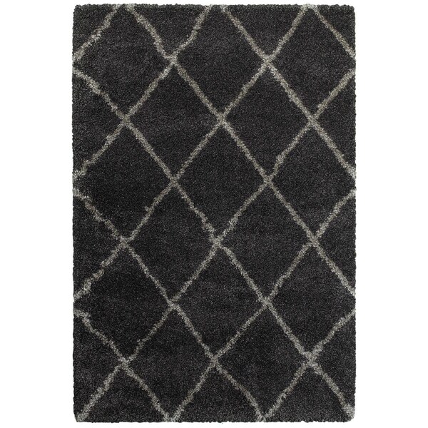 Oriental Weavers Henderson 090K1 2x3 Rectangle - Charcoal/ Grey-Polypropylene - H090K1057100ST