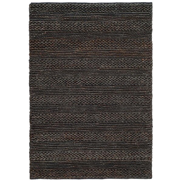 Safavieh 3 X 5 Ft. Natural Fiber Hand Woven Small Rectangle Area Rug, Charcoal - NF212C-3