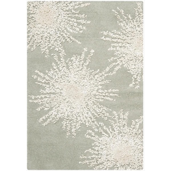 Safavieh 2 x 3 ft. Accent Contemporary Soho Grey and Ivory Hand Tufted Rug - SOH712K-2