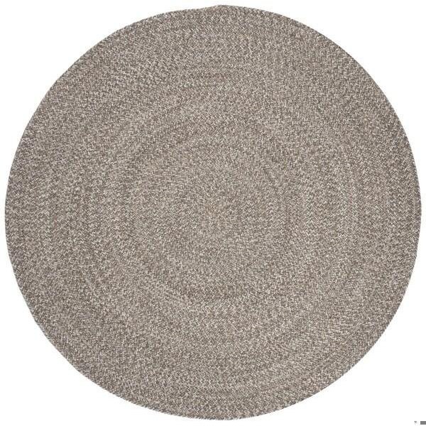 Safavieh 3 x 3 ft. Round Braided Hand Woven Rug, Ivory and Beige - BRD256B-3R