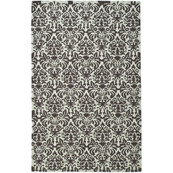 Safavieh 2 ft. 6 in. x 8 ft. Runner Transitional Chelsea Sage and Chocolate Hand Hooked Rug - HK368C-28