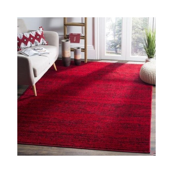 Safavieh 3 x 5 ft. Small Rectangle Adirondack Power Loomed RugRed & Black - ADR117F-3