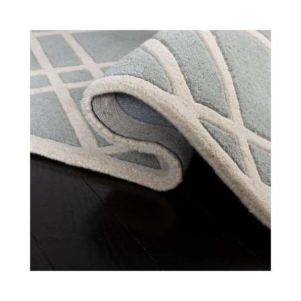 Safavieh 2 Ft. x 3 Ft. Rectangle- Contemporary Chatham Grey And Ivory Hand Tufted Rug - CHT740E-2