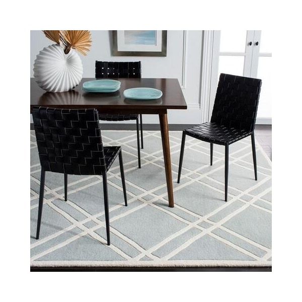 Safavieh 2 Ft. x 3 Ft. Rectangle- Contemporary Chatham Grey And Ivory Hand Tufted Rug - CHT740E-2