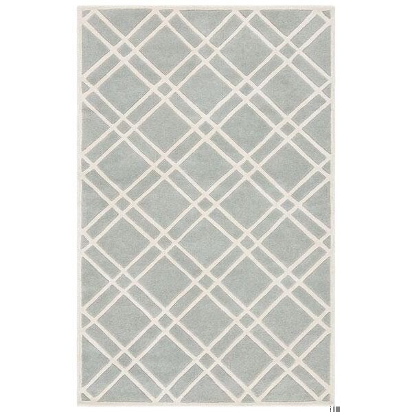 Safavieh 2 Ft. x 3 Ft. Rectangle- Contemporary Chatham Grey And Ivory Hand Tufted Rug - CHT740E-2
