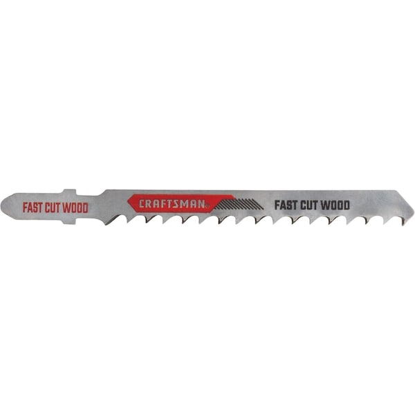 Craftsman T-Shank Fast Cut Jig Saw Blades, 3-, PK2 - CMAJ146WF2