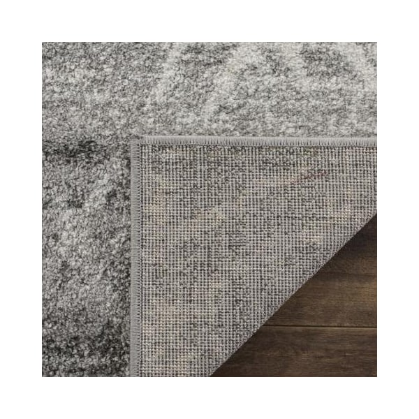 Safavieh Adirondack Power Loomed Runner Rug, Silver and Ivory - 2 ft.-6 in. x 12 ft. - ADR124B-212