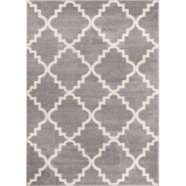 Rickis Rugs Sydney Lulus Lattice Rug, Grey - 2 ft. 3 in. x 7 ft. 3 in. - RI2589422