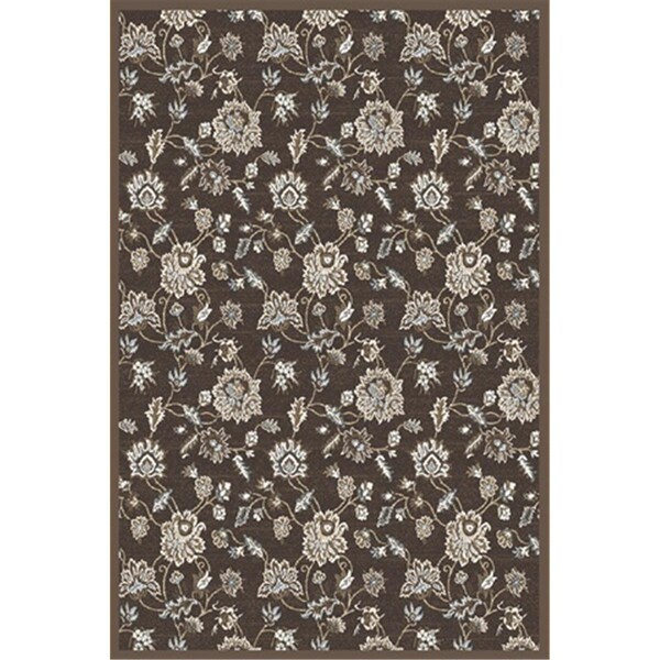 Auric Pisa Rectangular Brown Traditional Turkey Area Rug, 7 ft. 10 in. W x 10 ft. 6 in. H - AU489351