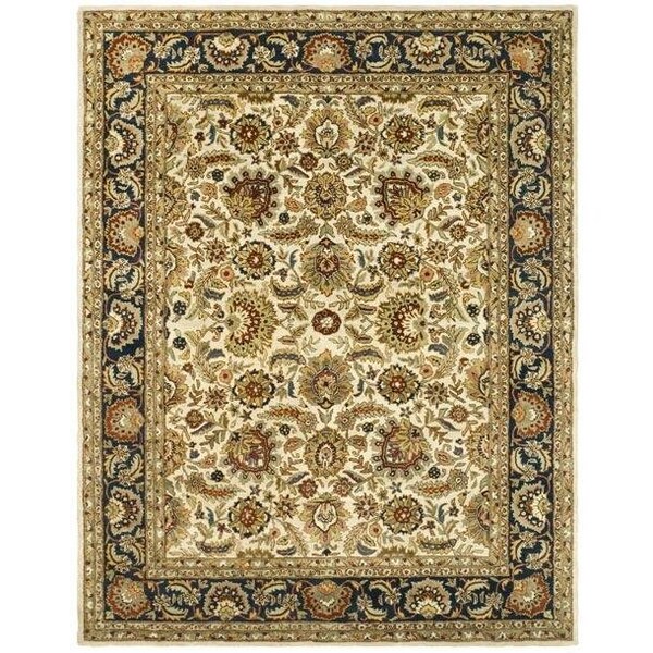 Safavieh 3 Ft. x 5 Ft. Small Rectangle- Traditional Classic Ivory And Navy Hand Tufted Rug - CL359E-3