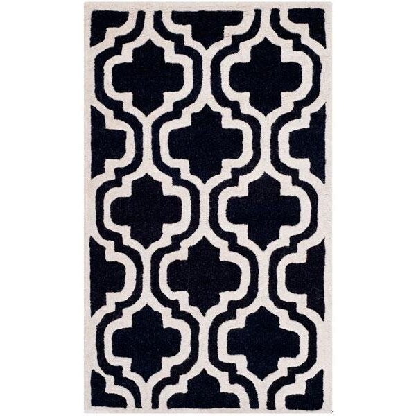 Safavieh Cambridge Runner Rug, Black and Ivory - 2 ft. - 6 in. x 8 ft. - CAM132E-28