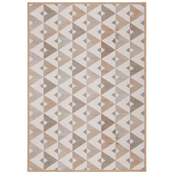 Safavieh 2 ft. 7 in. x 4 ft. Atlas 980B Power Loomed Accent Area Rug Beige & Grey - ATL980B-24