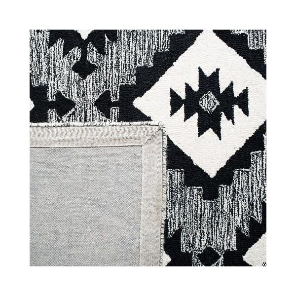 Safavieh 5 x 8 ft. Aspen Rectangle Hand Tufted RugCharcoal & Black - APN813Z-5