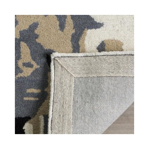 Safavieh Bella Hand Tufted Rectangle Rug, Ivory and Grey - 3 x 5 ft. - BEL117A-3