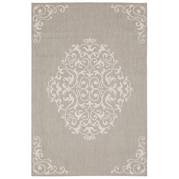Oriental Weavers 6 ft. 7 in. x 9 ft. 2 in. Machine Woven Rectangle Rug - Grey - P6649W200280ST