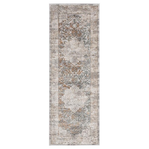 Manmade Emojy Lola Multi Color Runner Rug, 2 ft. 7 in. x 7 ft. 4 in. - MA2625708