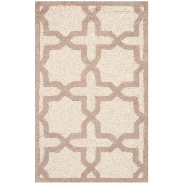 Safavieh Cambridge Hand Tufted Runner RugIvory & Beige 2 ft.-6 in. x 8 ft. - CAM125P-28