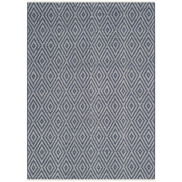 Safavieh 6 x 9 ft. Rectangle Montauk Hand Woven RugNavy & Ivory - MTK811C-6