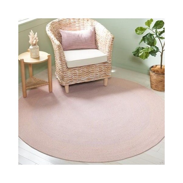 Safavieh 7 x 7 ft. Cape Cod Round Area RugBlue & Pink - CAP242M-7R