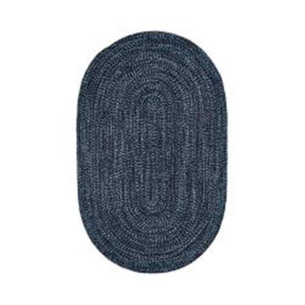 Better Trends Better Trends BRCR3050NVSB 30 x 50 in. Chenille Reversible Rug - Smoke & Navy Tweed - BRCR3050NVSB