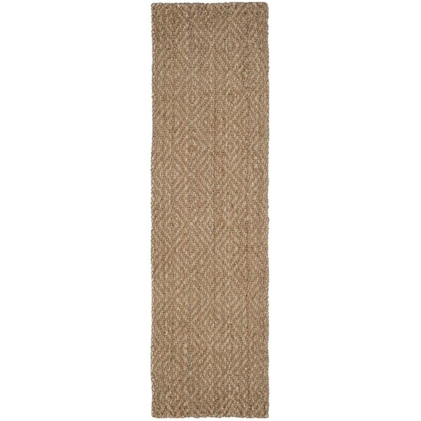 Safavieh Natural Fiber Hand Woven Runner Rug, Natural and Natural - 2 ft.-3 in. x 6 ft. - NF181A-26
