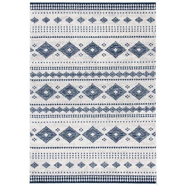 Safavieh Rectangular Adirondack Contemporary Area RugGrey & Dark Grey 3 x 5 ft. - ADR278F-3