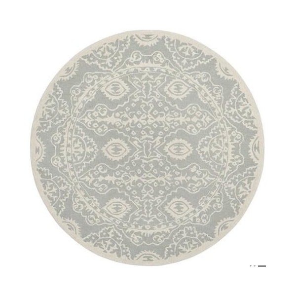 Safavieh 6 x 9 ft. Bella Hand Tufted Medium Rectangle Area RugGrey & Ivory - BEL134B-6