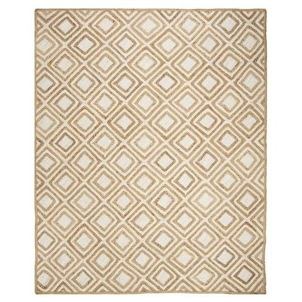 Safavieh Cape Cod Hand Woven Rectangle Area RugNatural & Ivory 5 x 8 ft. - CAP304A-5