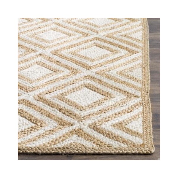 Safavieh Cape Cod Hand Woven Rectangle Area RugNatural & Ivory 5 x 8 ft. - CAP304A-5