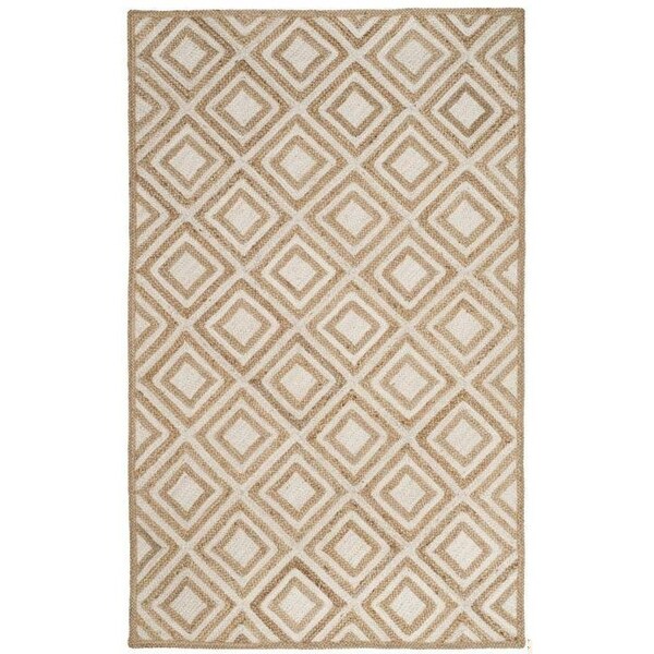 Safavieh Cape Cod Hand Woven Rectangle Area RugNatural & Ivory 5 x 8 ft. - CAP304A-5