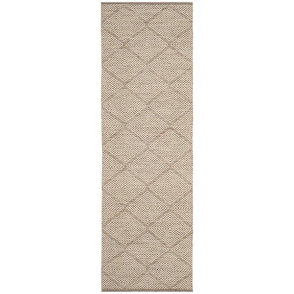 Safavieh 2 ft.-3 in. x 7 ft. Montauk Hand Woven Runner Rug, Beige - MTK821E-27