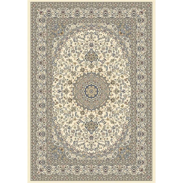 Dynamic Rugs Ancient Garden 6 ft. 7 in. x 9 ft. 6 in. 57119-6464 Rug - Ivory/Ivory - AN710571196464